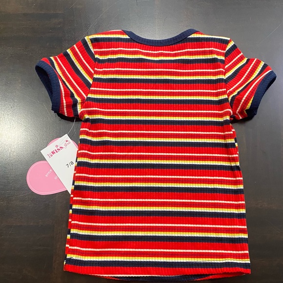 1st Kiss Girls Short Sleeve Shirt Size 7/8 - Picture 2 of 6